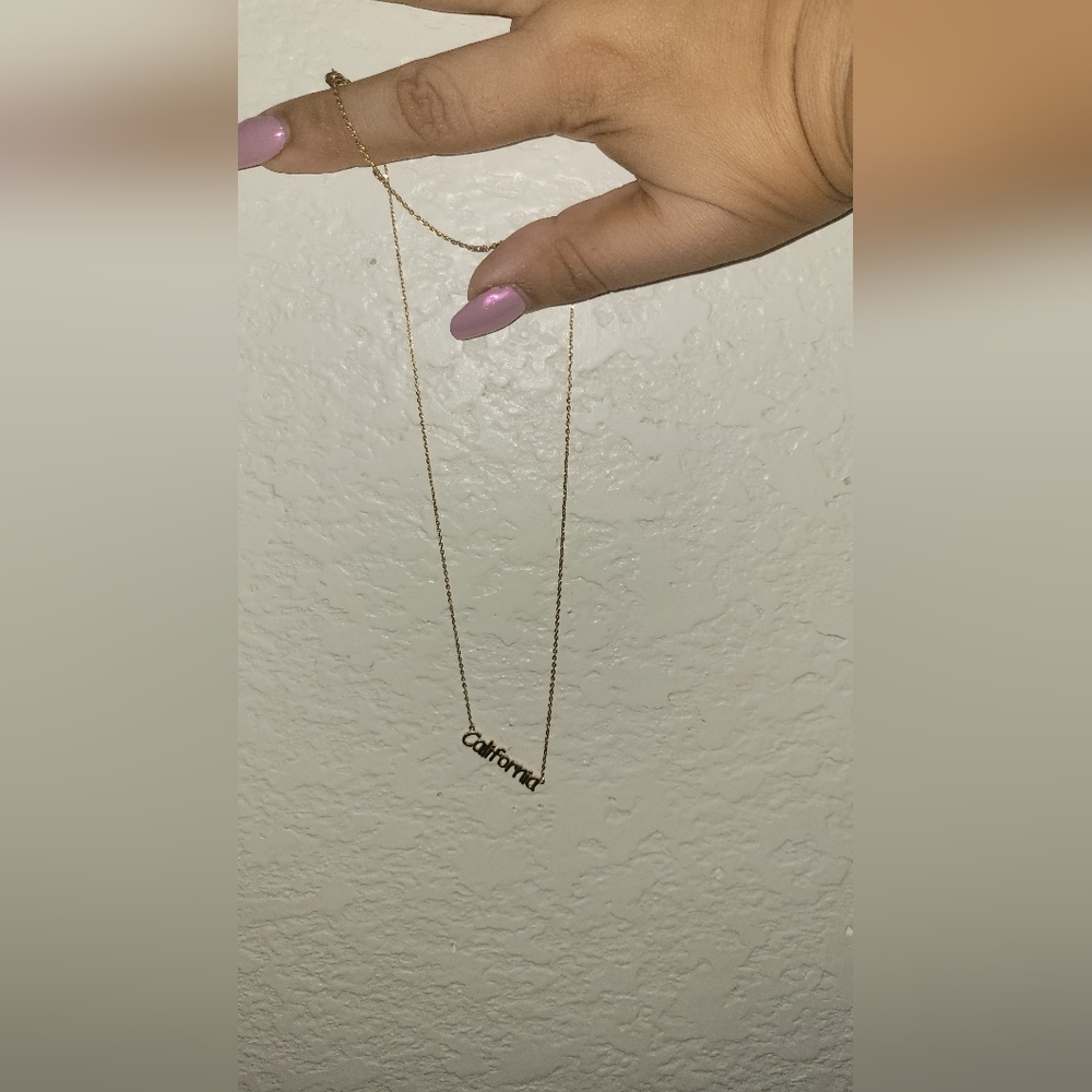 California Golden Necklace